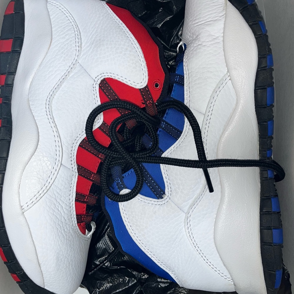 Air Jordan retro 10, red white and blue, size 7.5 men